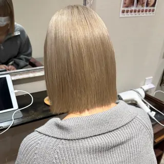 ミディアム カラー 柔らかいbeige ¦韓国¦🩰マユ🩰のヘアスタイル