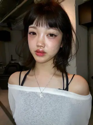 ショート miu🪅縮毛矯正 モデル募集のヘアスタイル