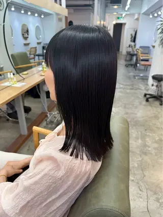 セミロング カラー MASATOレイヤー カット垢抜けヘアのヘアスタイル