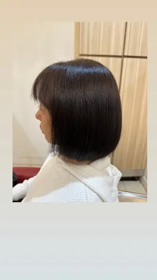 ショート ナチュラルヘア 神田一瑳のヘアスタイル