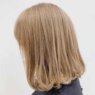 カラー ミディアム 縮毛矯正/ワンカラー モデル募集🫧羽夏のヘアスタイル