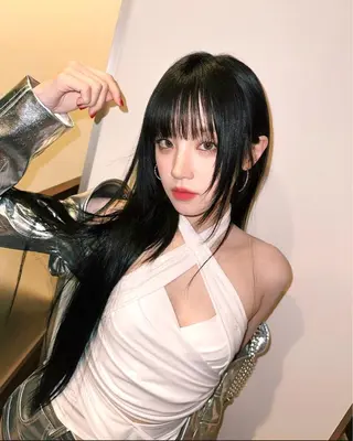 ロング カラー パーマ ヘアアレンジ メンズ 上品＆韓国風 🥀海心🥀のヘアスタイル