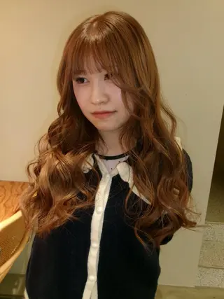 カラー 長谷川 結奈のヘアスタイル