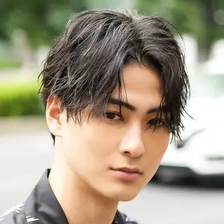 パーマ メンズ メンズ特化カットパー マカラー坂田柊のヘアスタイル
