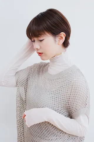 ショート カラー BASSA 下井草店のヘアスタイル