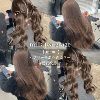 カラー 🩶透明感ダブル カラー🩶 maoのヘアスタイル
