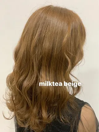 セミロング カラー ヘアアレンジ 脱白髪染め美容師 竹内涼乃のヘアスタイル