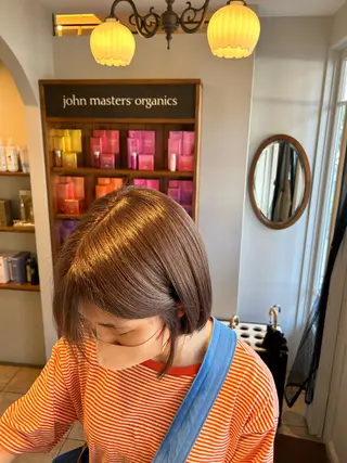 ミディアム 【艶ｶﾗｰ/ｼｮｰﾄ 】田原 愛菜🐯のヘアスタイル