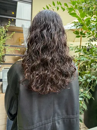 セミロング パーマ KEI パーマ/レイヤーのヘアスタイル
