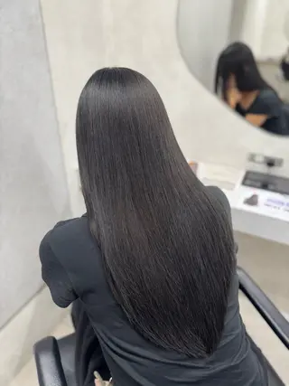 ロング 田渊 日菜のヘアスタイル