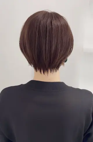 ショート カラー 大人女性ショート専門 tomodaのヘアスタイル