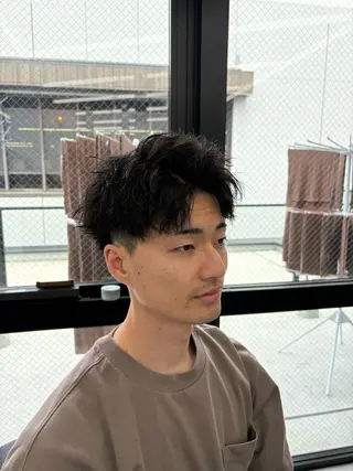ショート パーマ メンズ ✂️大宮/海外風/ 無造作/ジャス✂️のヘアスタイル
