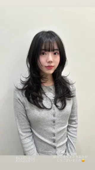 ロング メンズカット ブリーチ ‬JINのヘアスタイル