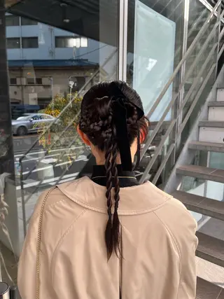 ヘアアレンジ 和泉田 真白のヘアスタイル
