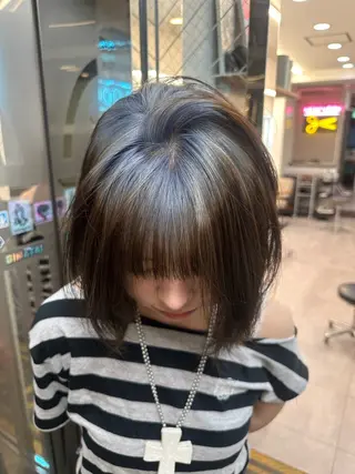 ミディアム カラー モデル募集 🟡SUMIKAのヘアスタイル