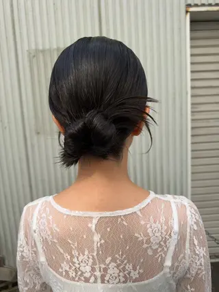 ヘアアレンジ 店長福島成美/髪質 改善縮毛矯正/カラーのヘアスタイル