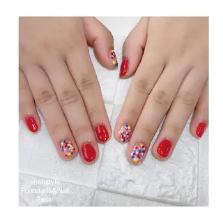 ショート ネイル 🐾enen style 🐾のネイルデザイン
