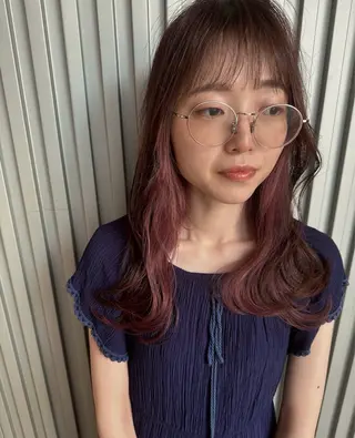 セミロング 近藤 大誠のヘアスタイル