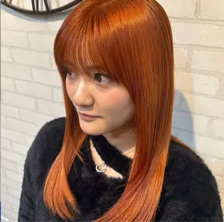 ロング カラー 森田 恋々菜のヘアスタイル