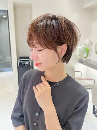 ショート ヘッドスパ/縮毛矯正 /横山陸人のヘアスタイル