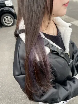 ロング カラー JowA✂︎ 目片夏実のヘアスタイル