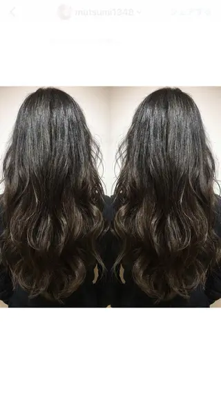 ロング カラー box mico. mutsumiのヘアスタイル