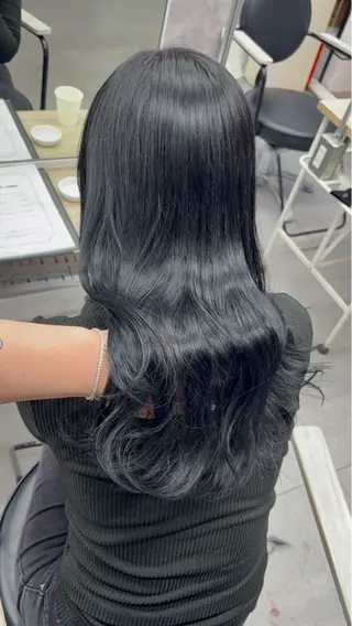 セミロング カラー 歩くパワースポット 🦋KAHOのヘアスタイル