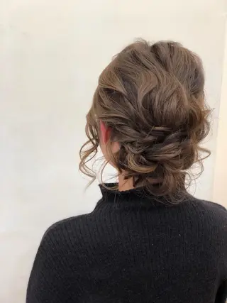 ミディアム ヘアアレンジ s reenaのヘアスタイル