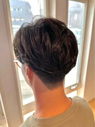 ショート パーマ メンズ 🔥メンズ特化 /パーマ&カット🌀のヘアスタイル