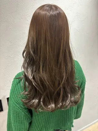 ロング MAKI/透明感 カラー/ヘアセットのヘアスタイル