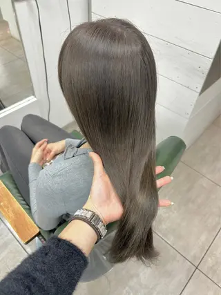 ロング レイヤー/艶髪カラー 森本くるみのヘアスタイル