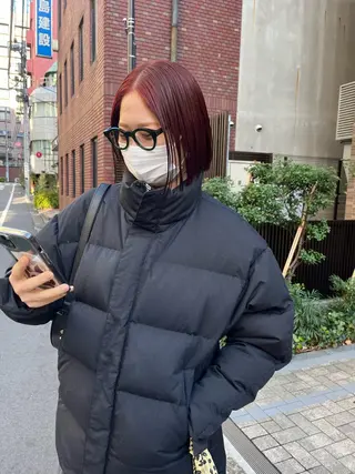 ショート カラー eri kinjoのヘアスタイル