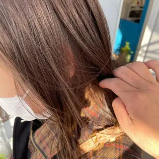 ミディアム カラー ヘアアレンジ なつき/艶ピンク/ girly hairのヘアスタイル