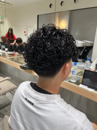 パーマ メンズ 🐲ツイスパ🐲 フェード/龍のヘアスタイル