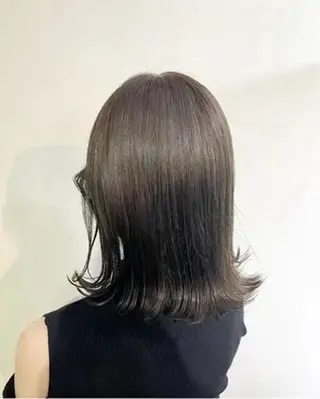 ミディアム 髪質改善&艶カラー sotaのヘアスタイル