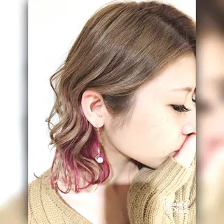 ミディアム カラー 【メンズカット】 澤下瑛一のヘアスタイル