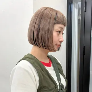 ショート カラー 初めてのショート お任せください✂️のヘアスタイル