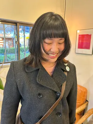 ショート 透明感カラー 美髪矯正💎momoのヘアスタイル