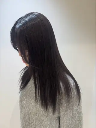 ロング 暖色/透明感カラー/ ヘアアレ/moeのヘアスタイル