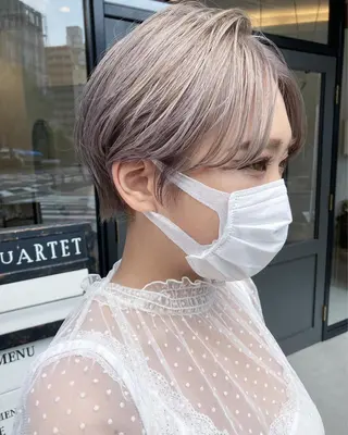 ショート オオタ ユキのヘアスタイル