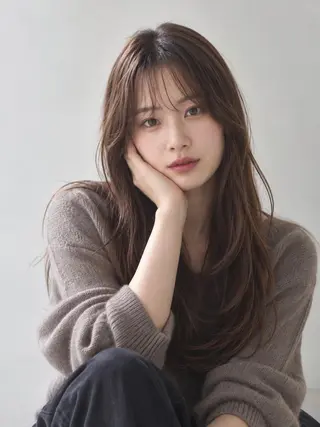 カラー ロング "オトナ髪”/ LAKA TOCCAのヘアスタイル