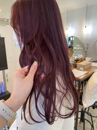 ロング カラー miku 🫧のヘアスタイル