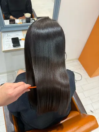 セミロング 🍊髪質改善🍊縮毛 矯正🍊濱野紗奈🍊のヘアスタイル