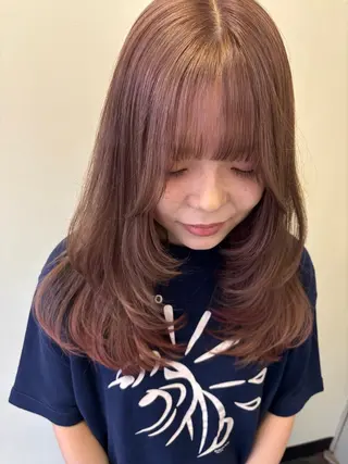 ロング レイヤーカット 🇰🇷SAYAのヘアスタイル