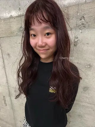 カラー カエデ🐬 カットモデルのヘアスタイル