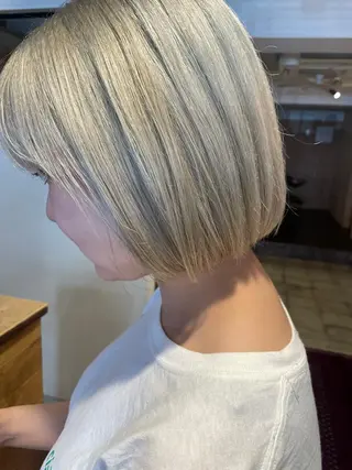 ミディアム ayane⭐️ボブ・ ショート・パーマのヘアスタイル