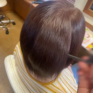 カラー Beam 深澤のヘアスタイル