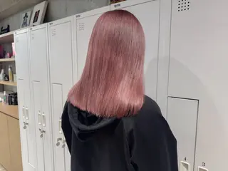 セミロング カラー ヘアアレンジ 💗💗韓国レイヤー yu-ki💗💗のヘアスタイル