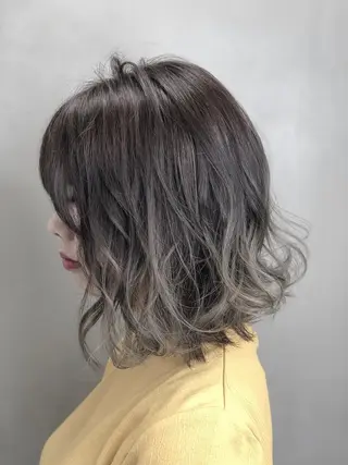 ミディアム カラー 【透明感、艶髪】西村 有司のヘアスタイル