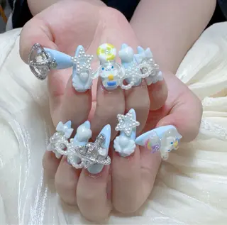 ネイル 🦢Ella💌 長さだし専門店☁️のネイルデザイン